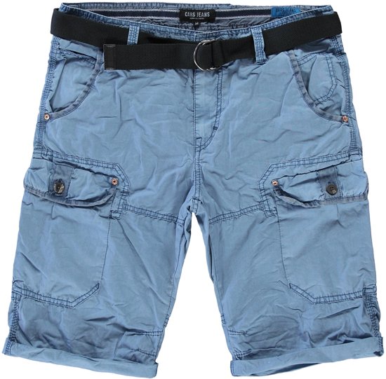 Cars Jeans Maat M - RANDOM Short Cotton - Grey Blue - Mannen