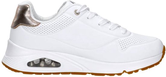 Skechers Uno Gen1 - Shimmer Away - maat 36- Unisex Sneakers - Wit