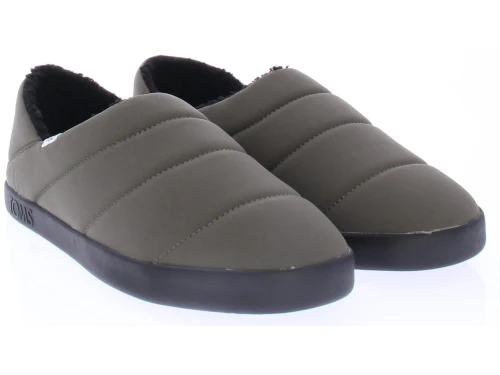 Toms -maat 44- Ezra Tarmac Olive Matte woven quilted