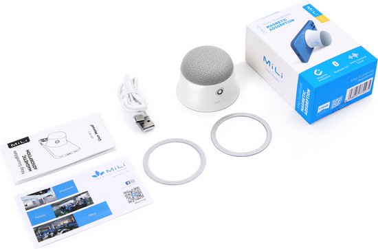 MiLi Magsafe Speaker - 3W - Draadloos - Wit