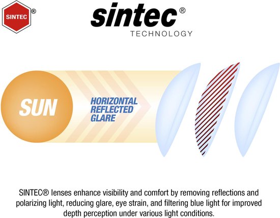 SINNER - Kyoto zonnebril - Zwart - SINTEC® Smoke