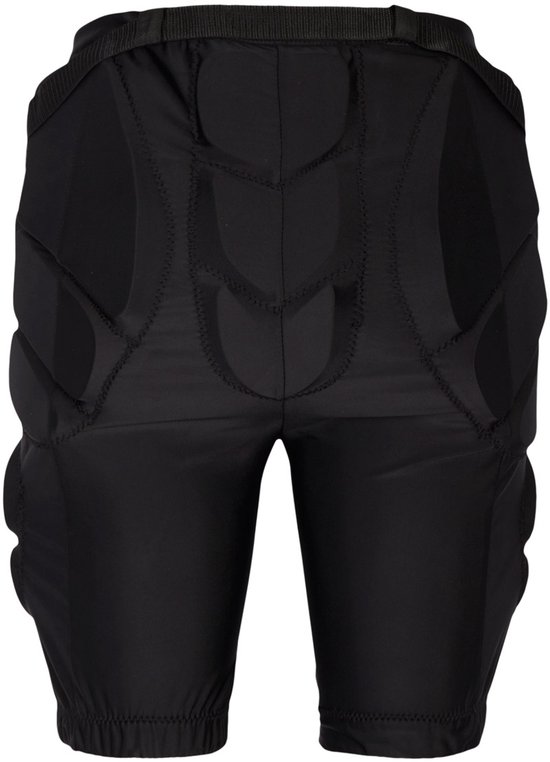 shorts,  padded,  knee-length,  black,  stitching