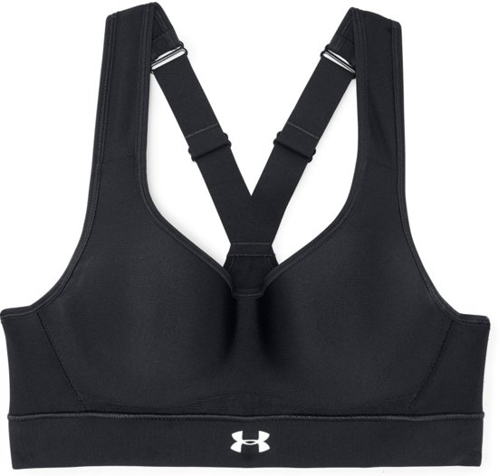 Under Armour - Maat 80C - Warp Knit High Impact Bra Dames Sport BH - Zwart