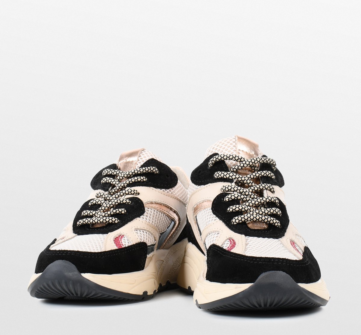 Ps Poelman - Maat 40 - CIBEL Dames Sneakers - Zwart Multi