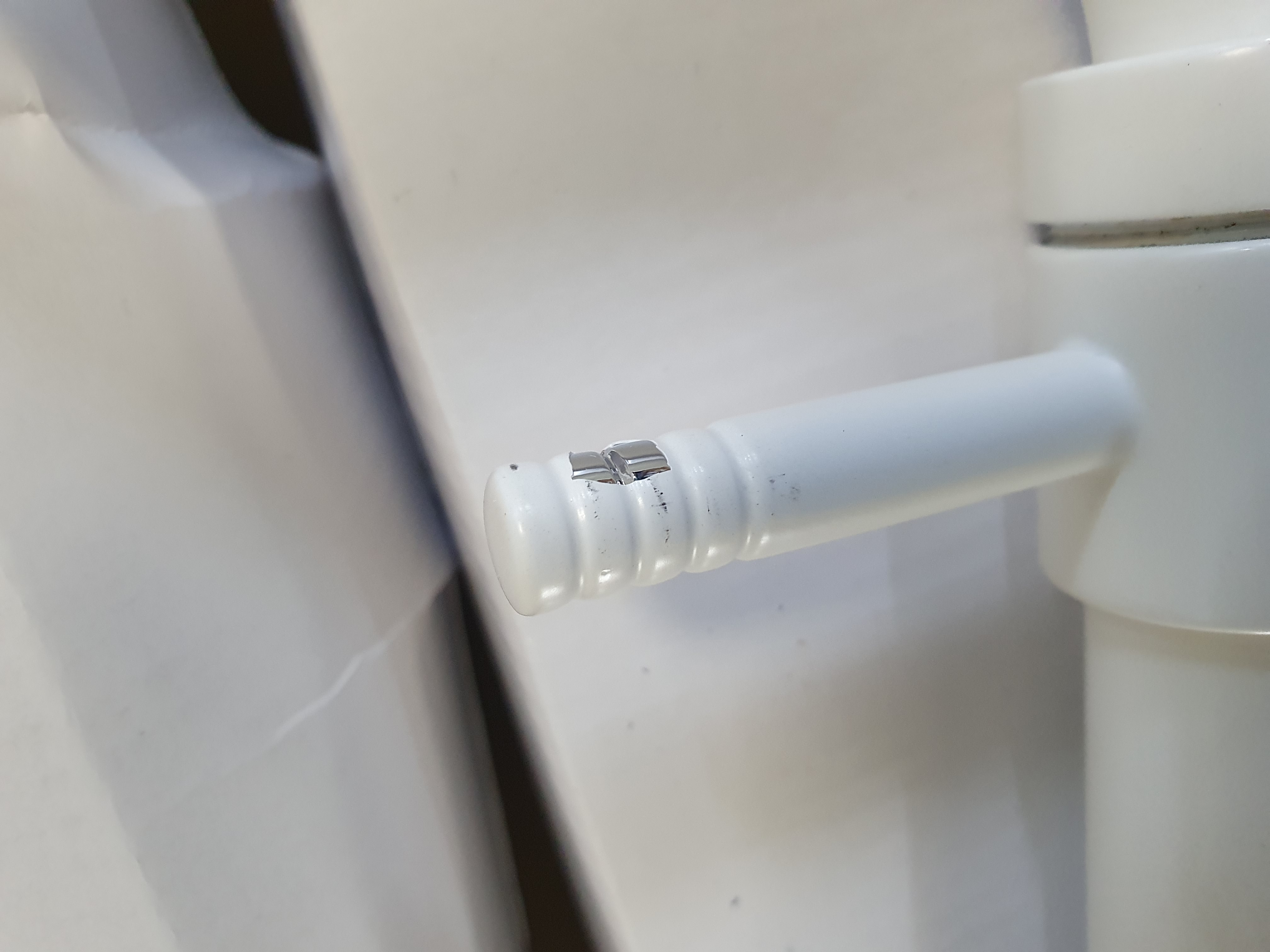 handvat, wit, deur, scharnier, kunststof