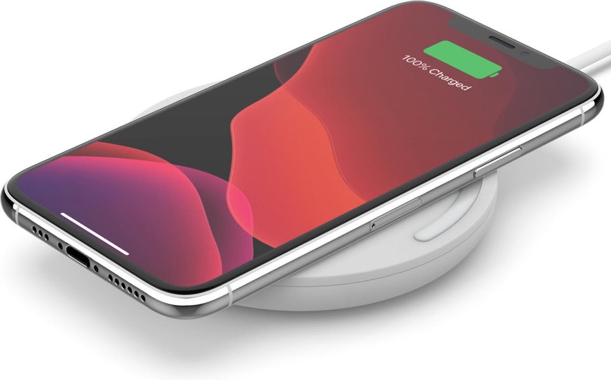 Belkin Boost-Up Qi - Wireless charger - Draadloze oplader - 10W - Wit