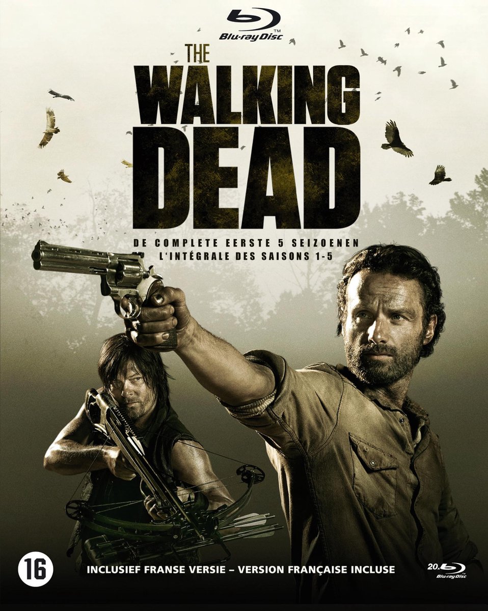 film,  Walking Dead, blu-ray, cover, actie