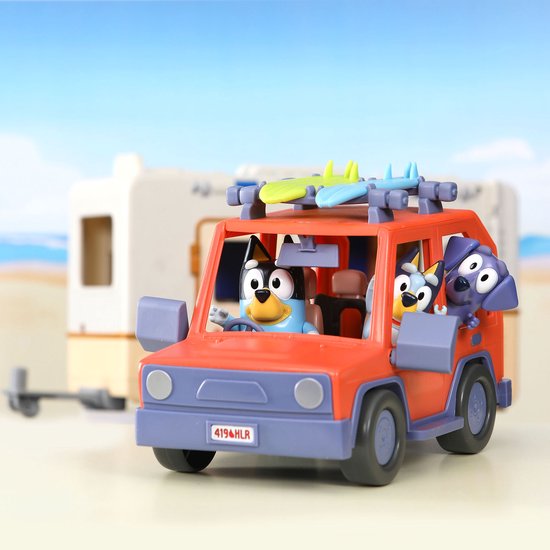 BLUEY - Bluey's 4WD Auto en Kampeeravonturen Deluxe Speelset