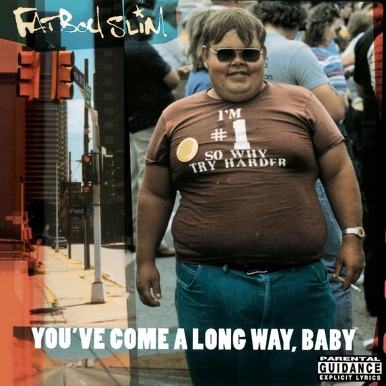 Fatboy Slim - You've Come A Long Way, Baby (2 LP) T-shirt, Poster, Broeken, Polshorloge, stad