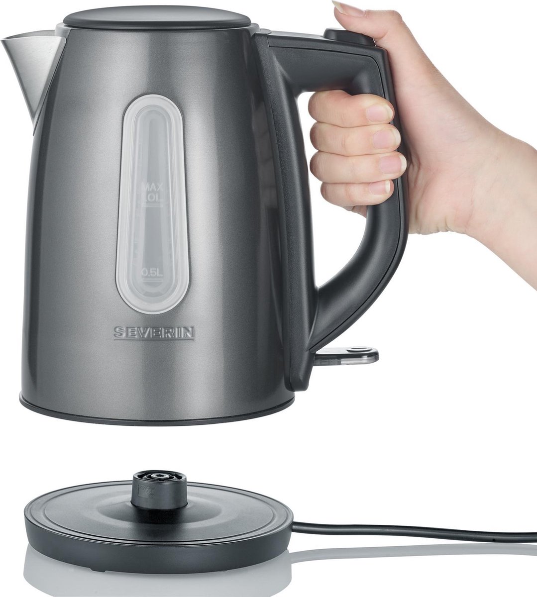 Severin WK9540 - Waterkoker - Zwart