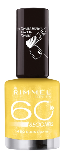 Rimmel 60 Seconds Finish - 450 Mimosa - Geel - Nagellak