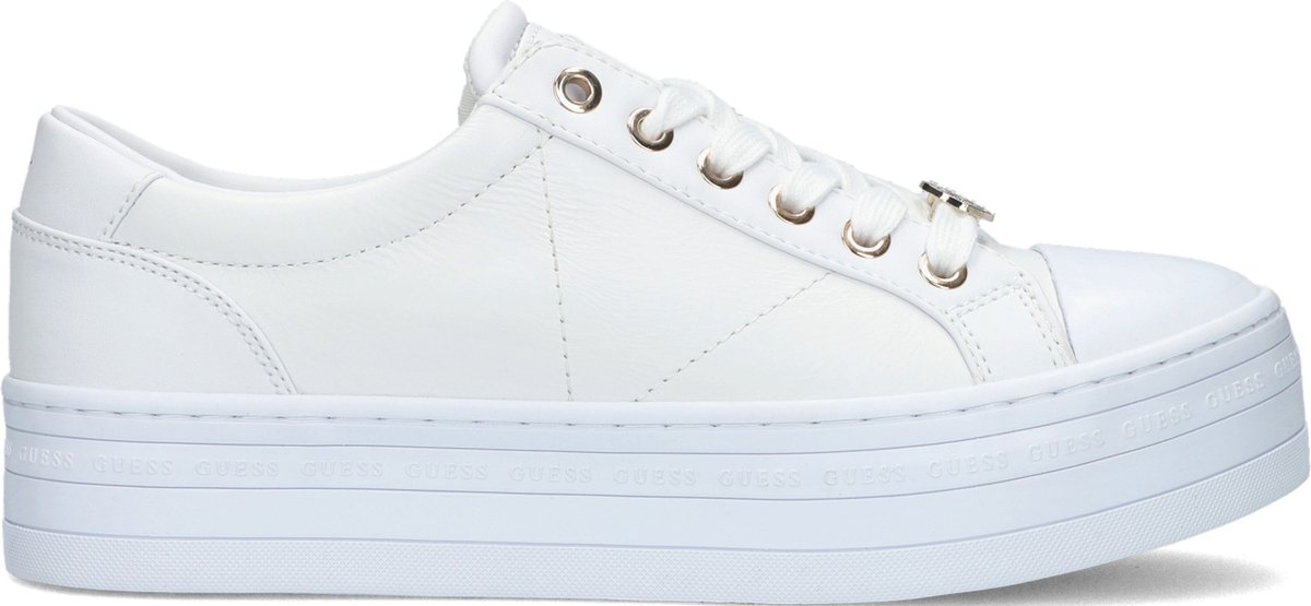 Guess - maat 39-  Bells Lage sneakers - Leren Sneaker - Dames - Wit