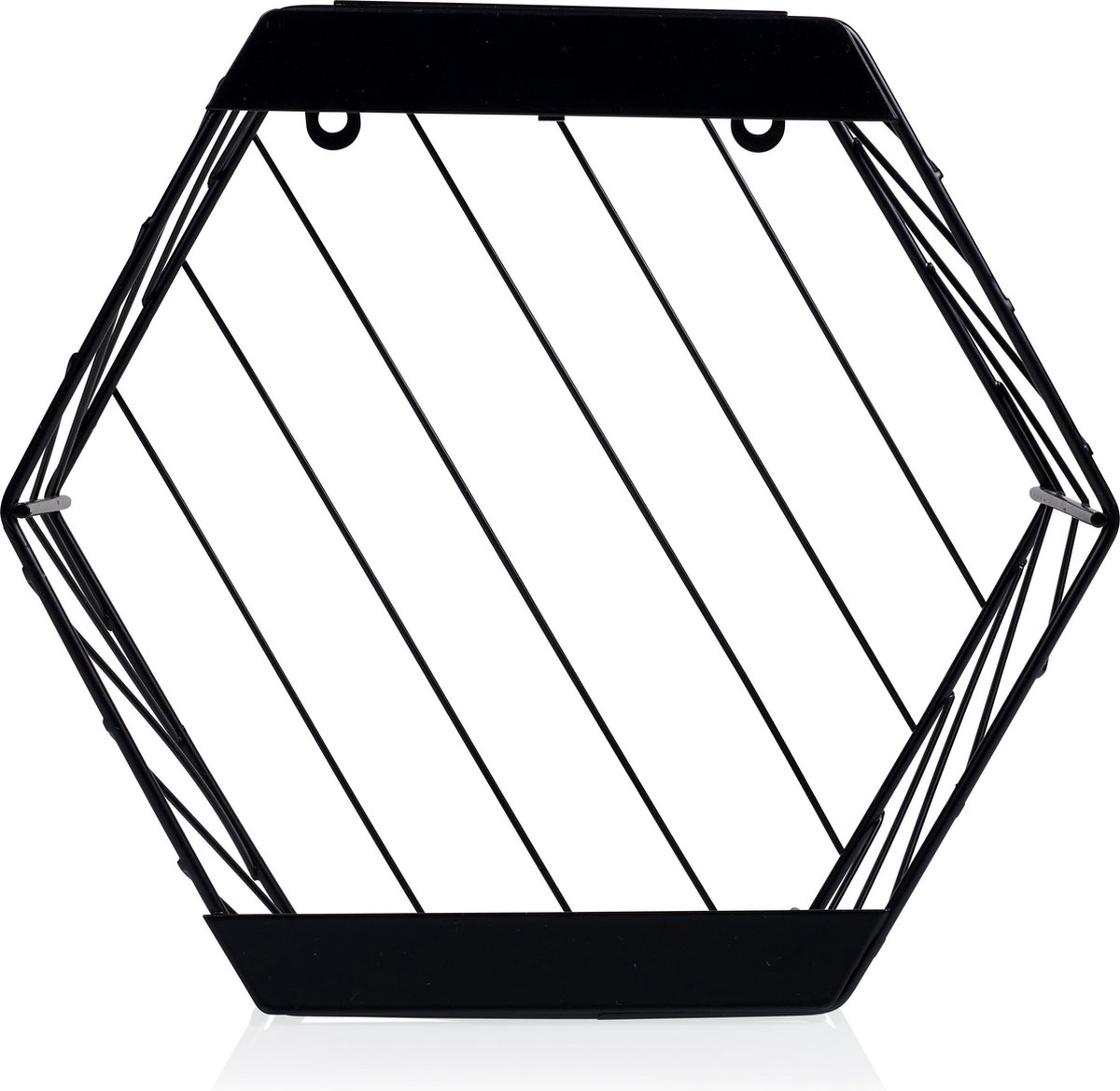 Smartwares OSL-50013 - Decoratieve LED Solar wandlamp – Stalen frame - Dag/Nacht-sensor