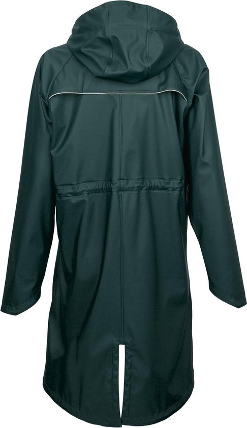 Ralka Regenjas Dames - Mizzle - Donkergroen/Zwart - 42