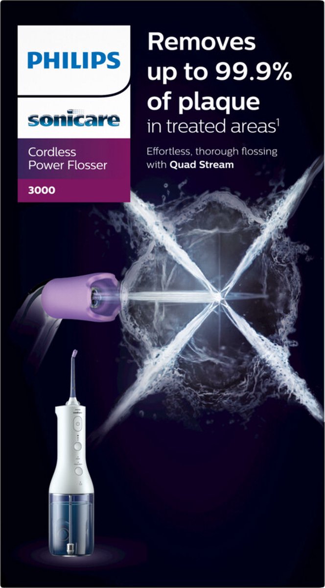Philips Sonicare Cordless Powerflosser Series 3000 - HX3826/31 - Wit
