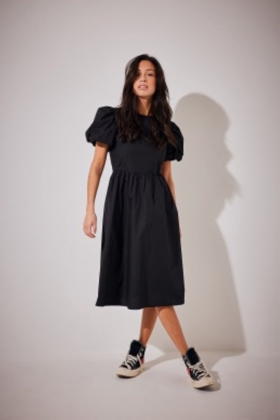 NA-KD  - Maat 42 - Puff Sleeve Midi Dress Dames Jurk