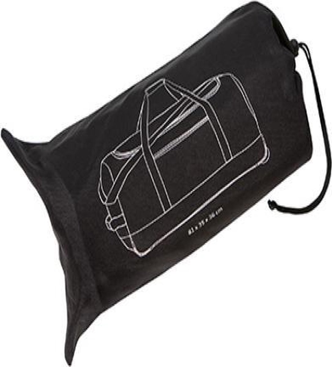 TravelZ Opvouwbare Wieltas - Reistas op wielen - 100 Liter - Lichtgewicht - Zwart