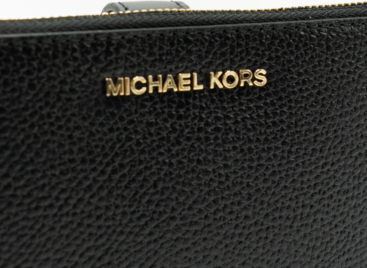Michael Kors Portemonnee / Portefeuille Dames - Ritsportemonnee - Leer - Jet Set - Zwart