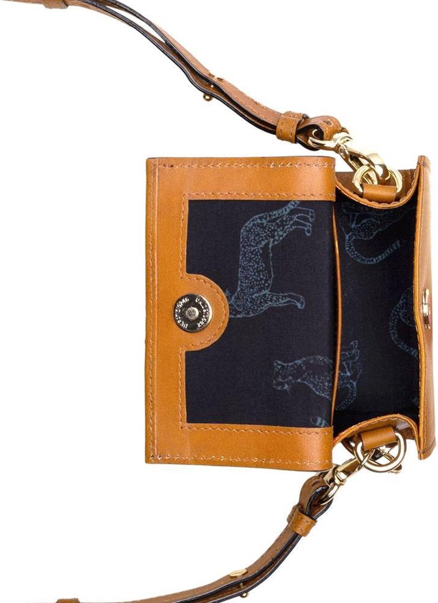 BURKELY PARISIAN PAIGE MICROBAG-Tan - Cognac
