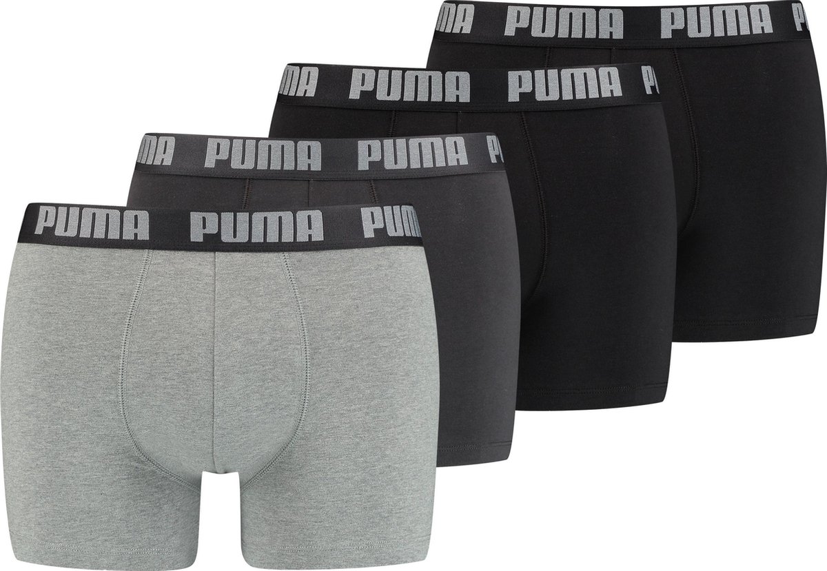 Puma - Maat XL - Basic Boxer Heren Onderbroek - 4-pack