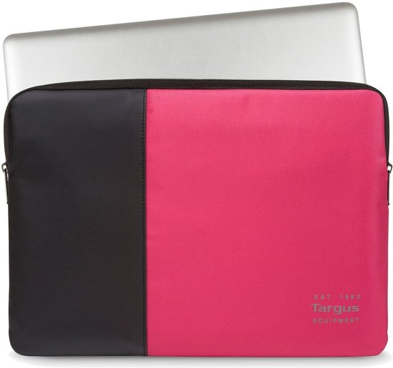 Targus Pulse 15.6'' Opbergmap/sleeve Zwart, Rood