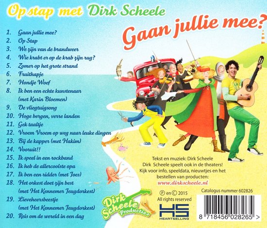 Dirk Scheele - Op Stap Met Dirk - Gaan Jullie Mee (CD)