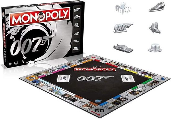 bordspele, Monopoly, 007 tema, kanto set, monopoly doos