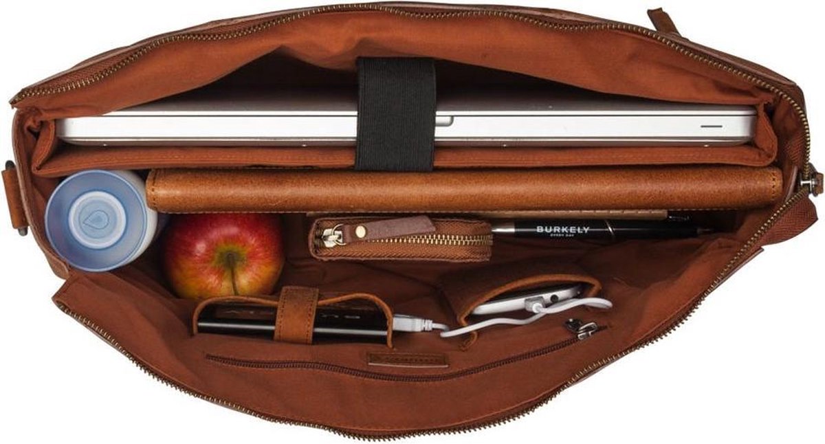 BURKELY On The Move Laptopbag 15,6'' Zipper Inclusief Powerbank
