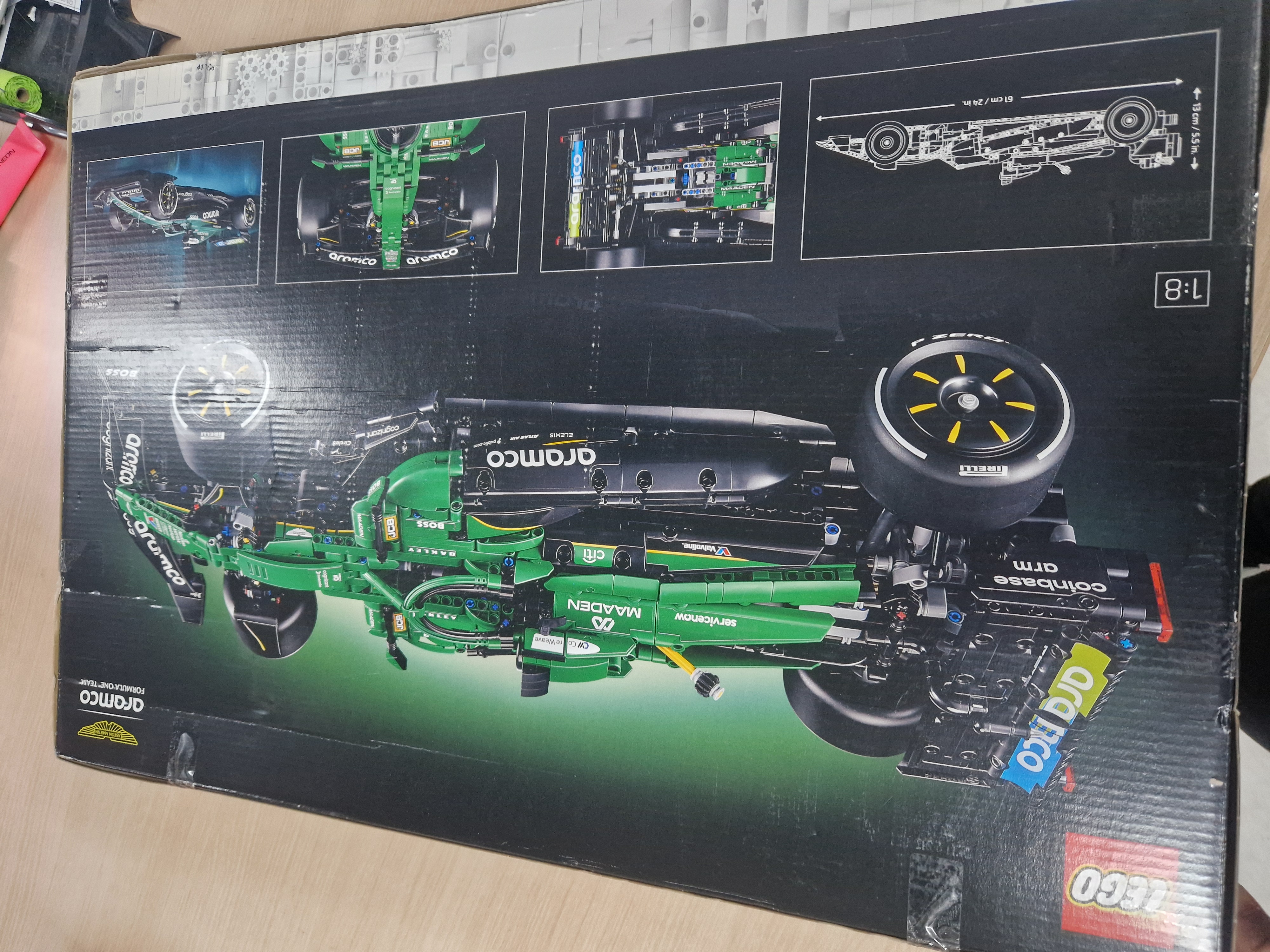 LEGO Technic Aston Martin Aramco AMR25 F1 Auto Bouwpakket voor Volwassenen met Modelauto 42240