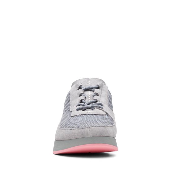 Clarks Originals Kiowa Pace - Maat 36 - Dames Sneakers - Grey Reflective