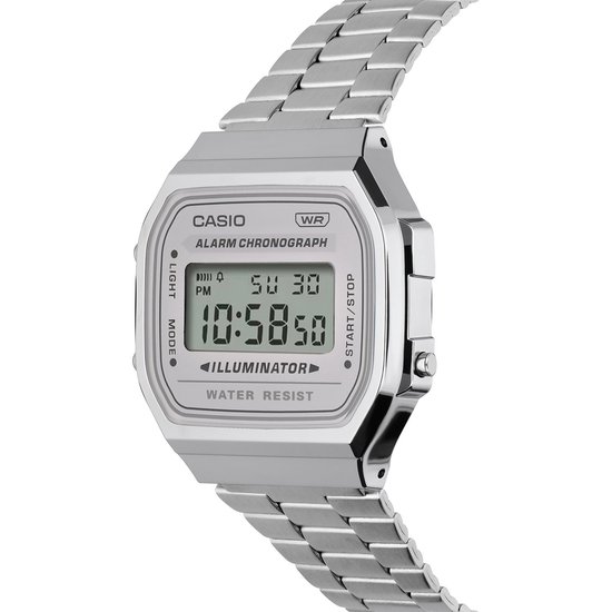 Casio Casio Collection Vintage A168WA-8AYES Horloge - Staal - Zilverkleurig - Ø 35 mm
