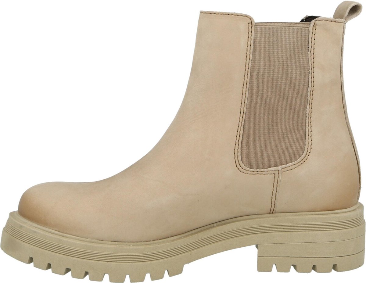PS Poelman - Maat 41 - Mink Dames Chelsea laarzen - Taupe