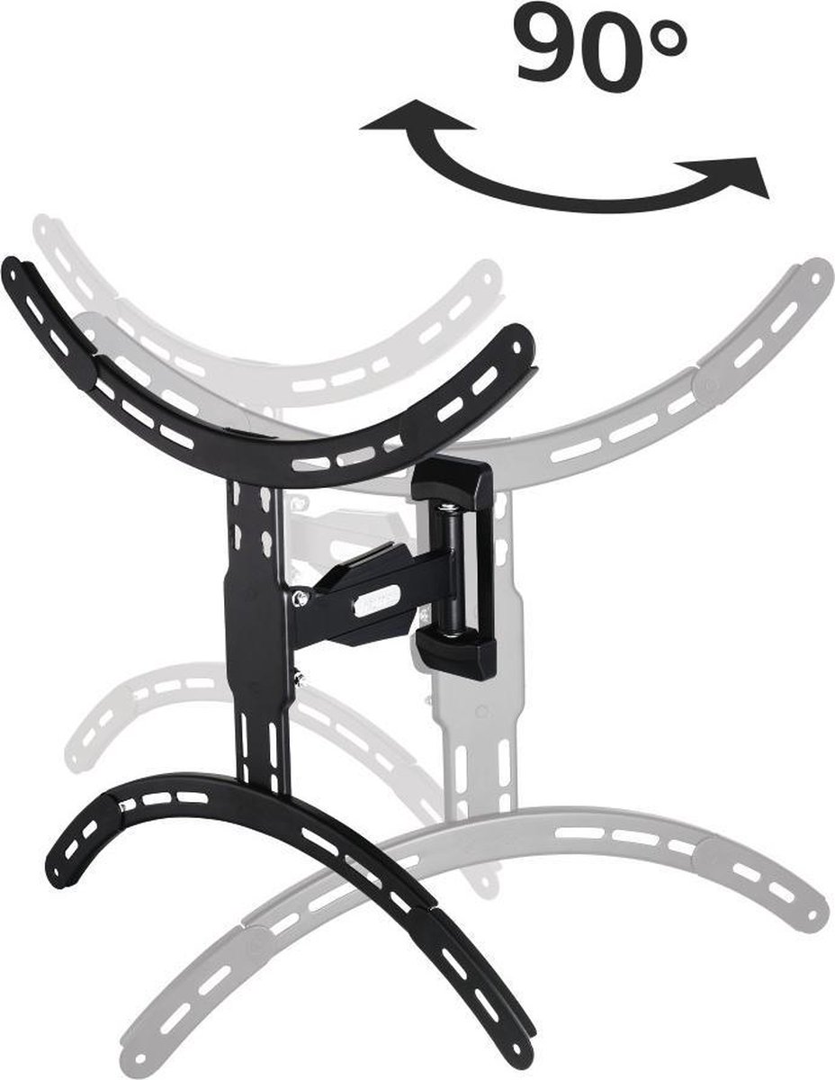 Hama Full Motion - TV-beugel - Geschikt voor 37 t/m 75 inch - Draaibaar en kantelbaar