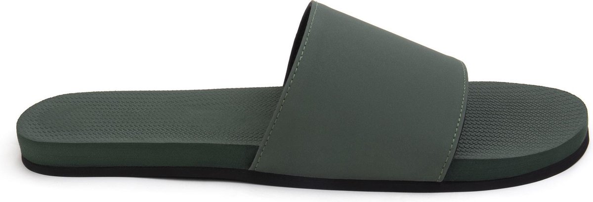 Indosole Slides Essential Heren Slippers - Groen - Maat 39/40