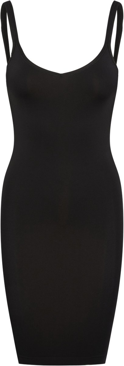 bodycon, zwart, jurk, spaghettibandjes, zonder mouwen