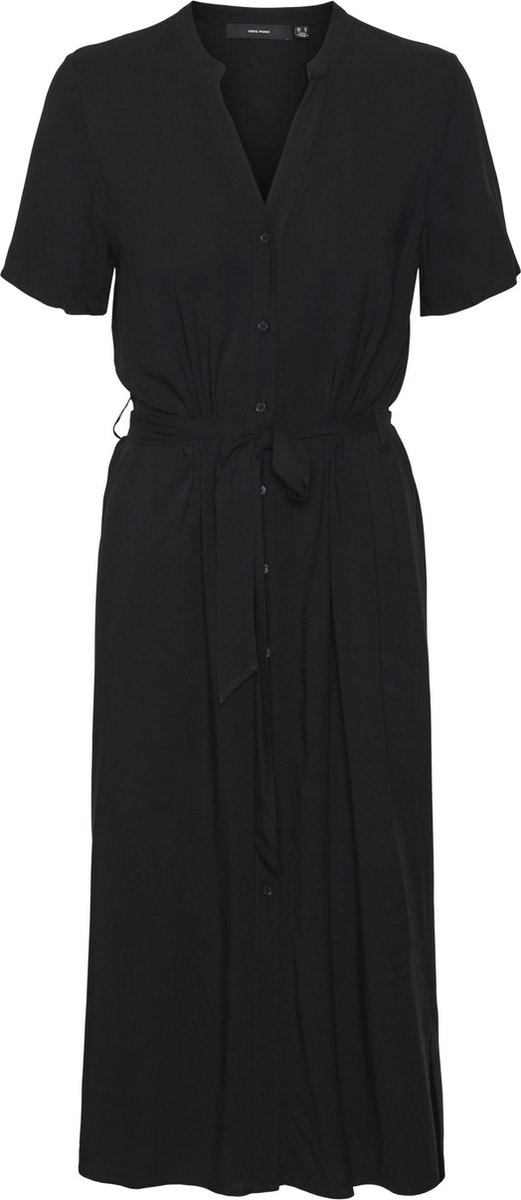 Vero Moda - maat S- VMVICA S/S SHIRT DRESS GA NOOS Dames Jurk