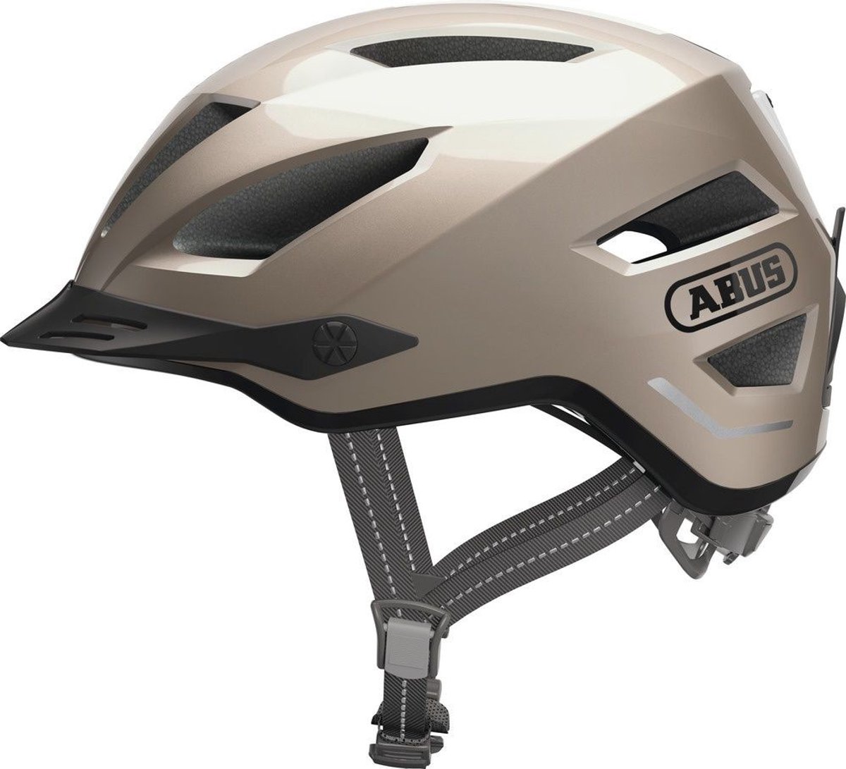 Fietshelm ABUS PEDELEC 2.0 champagne gold S - 51-55 cm - goud - Geschikt voor gebruik op speed pedelecs - elektrische fietsen - snorfietsen - NTA-8776 330 g