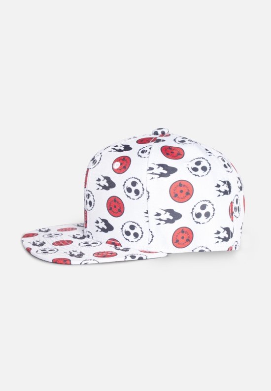 Naruto - Symbols Snapback Pet - Wit