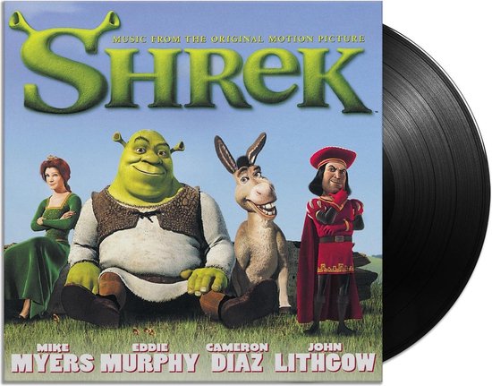 plaat, vinyl, soundtrack, Shrek, hoes