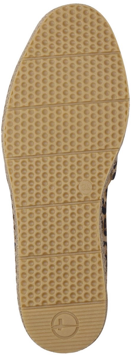 Tamaris Leopard - maat 39 - Espadrilles bruin Leer - Dames