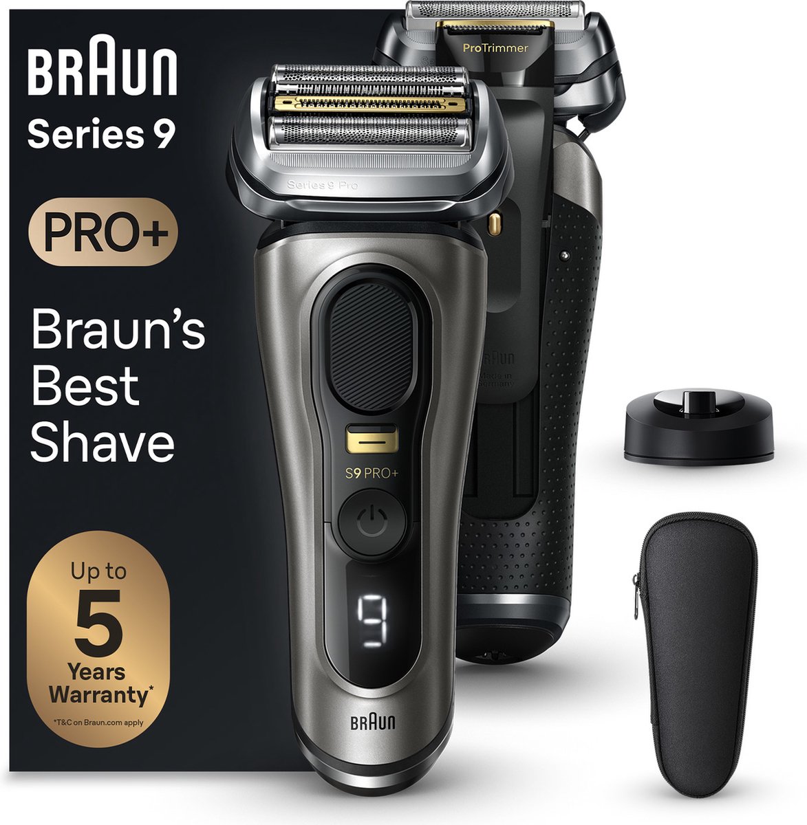 Braun Elektrisch Scheerapparaat Series 9 Pro+ E Wet & Dry 9515s Grafiet