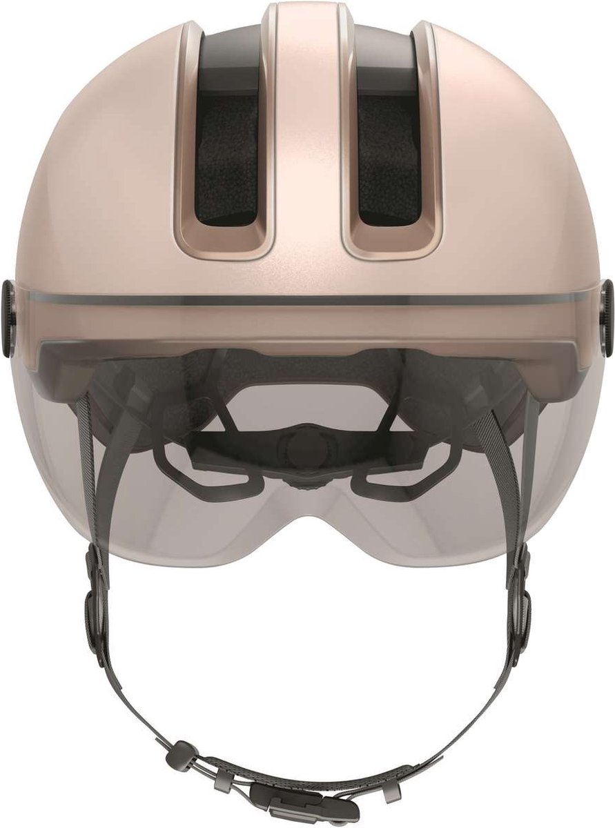 Fietshelm ABUS HUD-Y ACE champange gold S - 51-55 cm - goud - Geschikt voor gebruik op elektrische fietsen - stadsfietsen - 400 g
