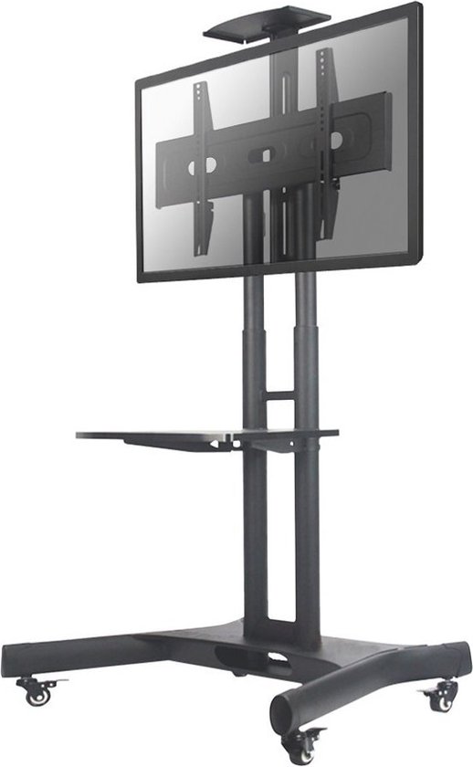 Neomounts NM-M1700BLACK verrijdbare TV standaard - 32-75" - hoogteverstelling 104,2-154,2 cm - manue