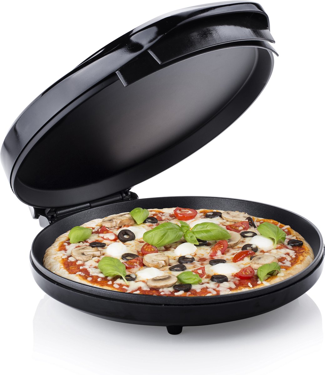 Tristar PZ-2881 - Pizzaoven Pizzamaker elektrisch - 1400W - Ã˜30cm - Regelbare thermosstaat - PFAS-vrij