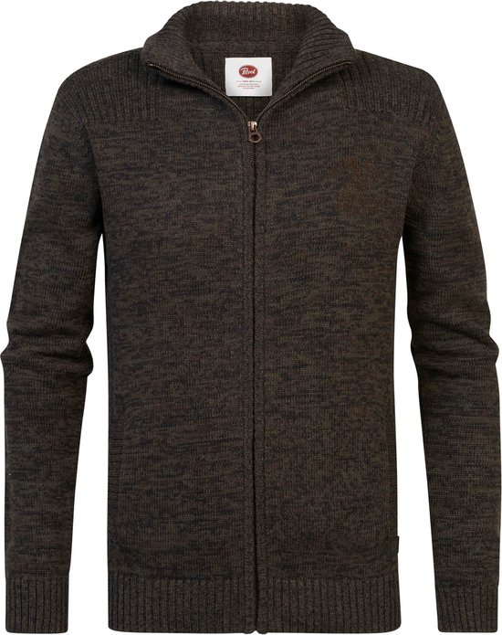 Petrol Industries  - Maat XL - Heren Gebreid Vest - Bruin