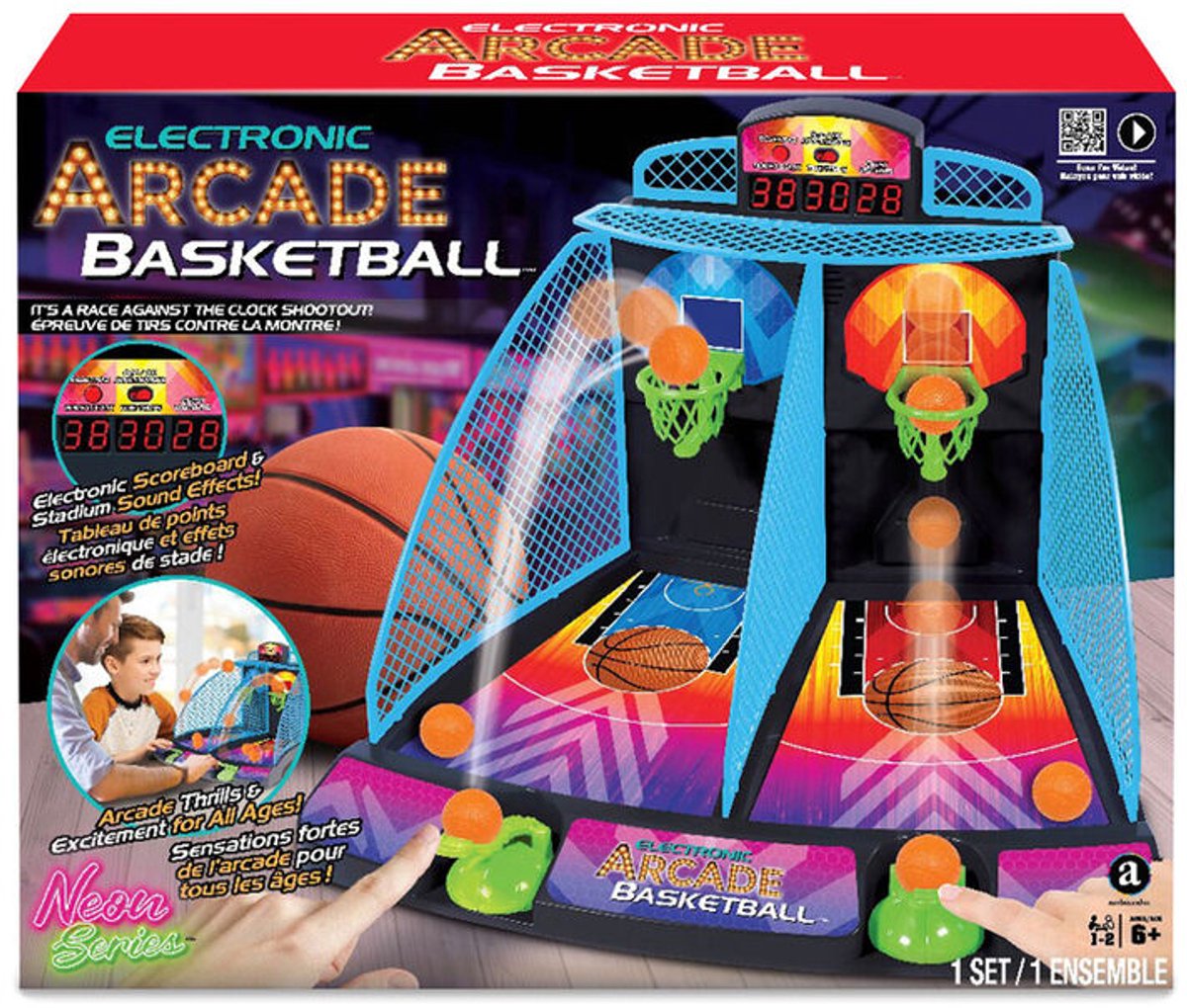 basketbal arcade, arcade basketbal, mini basketbal, spelelement, speelgoed voor kinderen