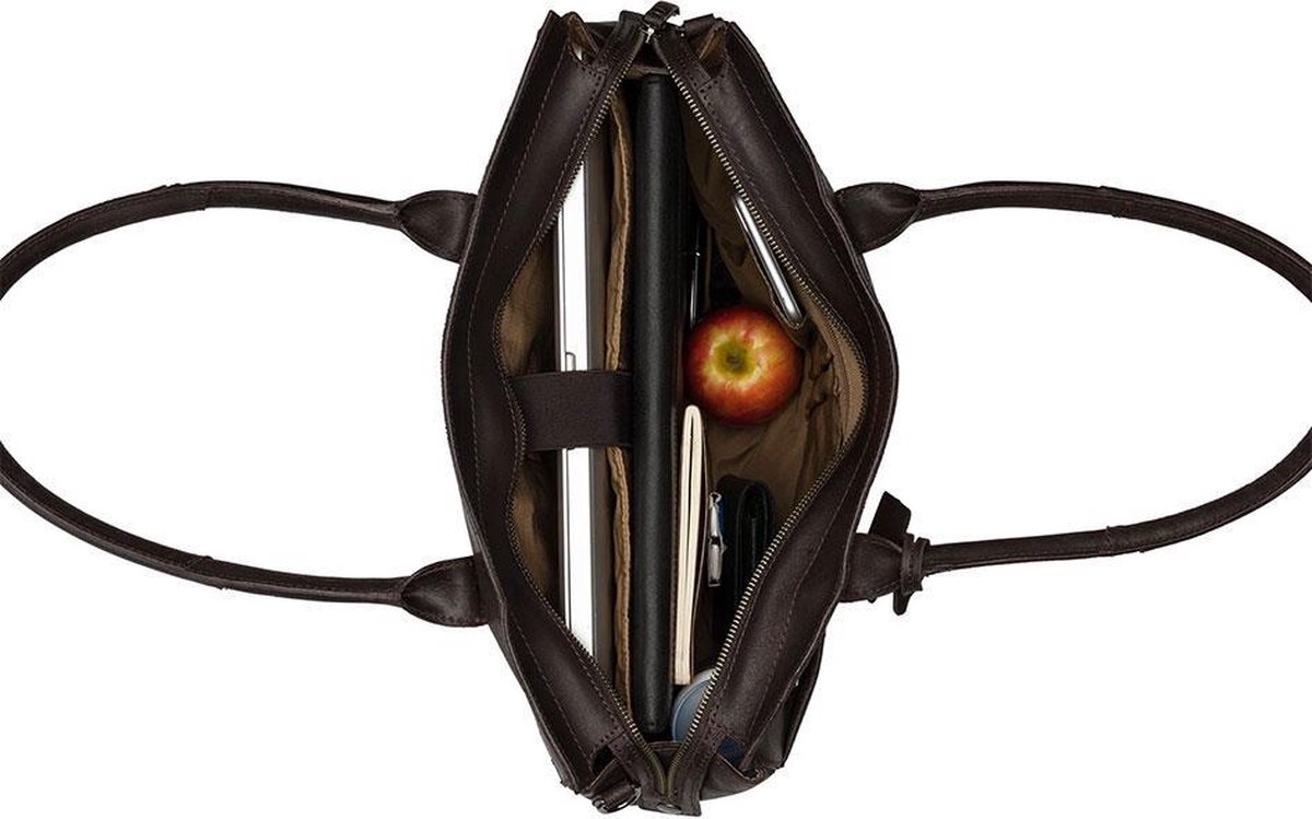 BURKELY VINTAGE DORIS LAPTOPBAG - Schoudertas - Bruin