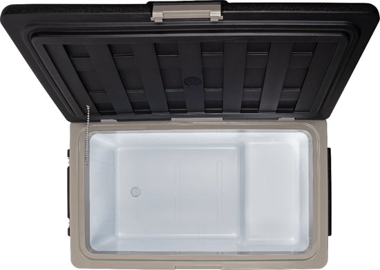 Steamy-E Single Zone Roller Elektrische Compressor Koelbox Op Wielen - Single Zone - 74 liter - 12V en 230V - voor auto en camping - Zwart