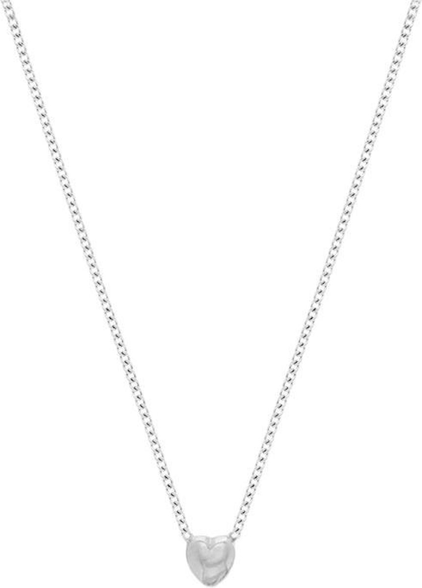 ketting, hangers, hartenhanger, zilveren ketting, hartvorm