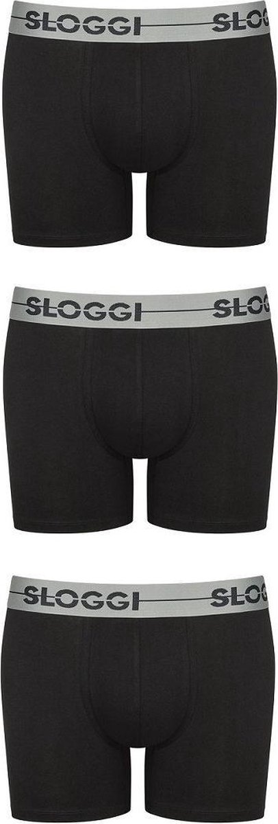 Sloggi Men Go 3Pack Short Zwart-XL (7)